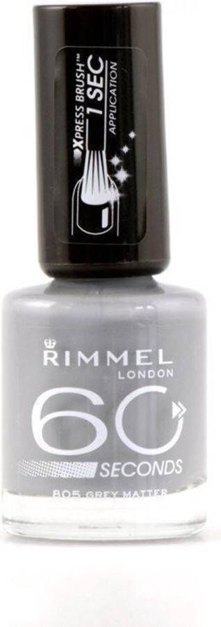 Rimmel London 60 seconds Finish Nagellak 805 Grey Matter