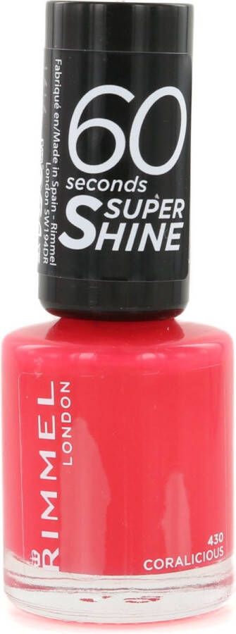 Rimmel London 60 Seconds SuperShine nagellak 430 Coralicious