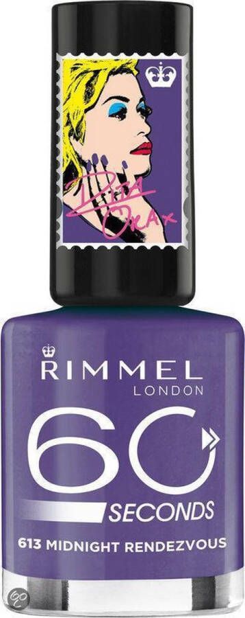 Rimmel London 60 seconds RO collectie Nagellak 613 Midnight Rendezvous