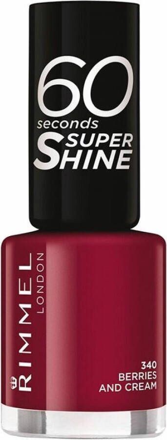 Rimmel London 60 Seconds Super Shine Nagellak 340 Berries And Cream