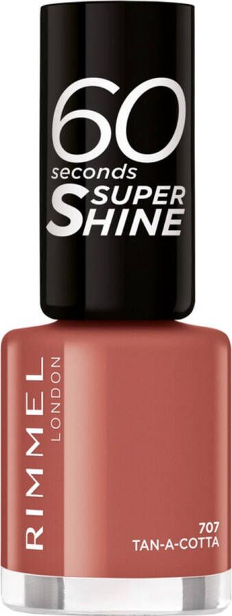 Rimmel London 60 Seconds Super Shine Nagellak 707 Tan-A-Cotta