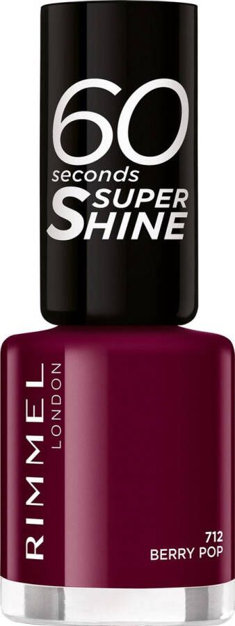 Rimmel London 60 Seconds Super Shine Nagellak 712 Berry Pop