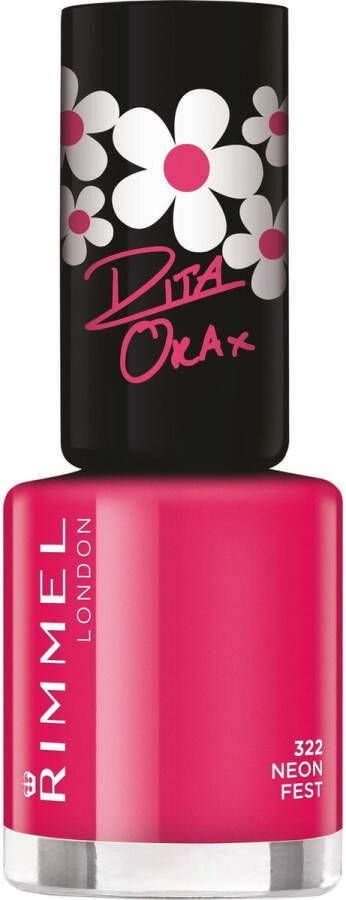 Rimmel London 60 seconds supershine Rita Ora Collection Nagellak 322 Neon Fest