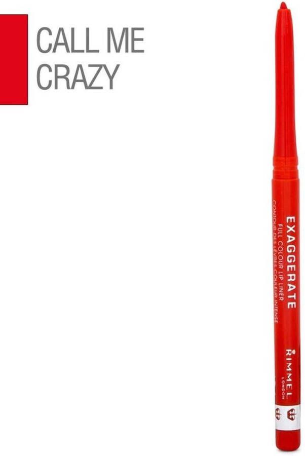 Rimmel London Exaggerate Lip Liner #104 Call Me Crazy 0.25g