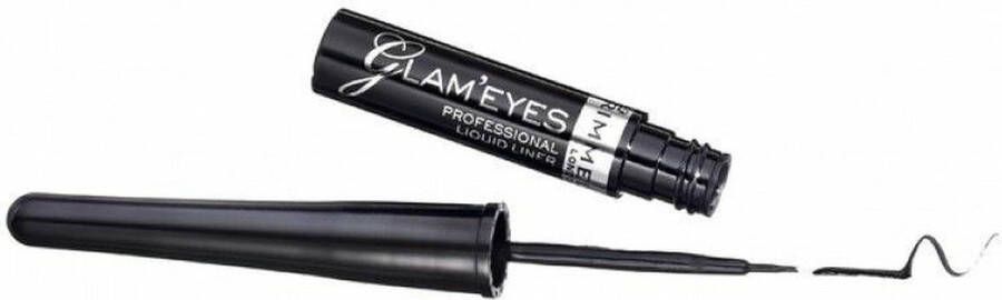 Rimmel London Eyeliner Glam'Eyes Liquid 001 Black Glamour