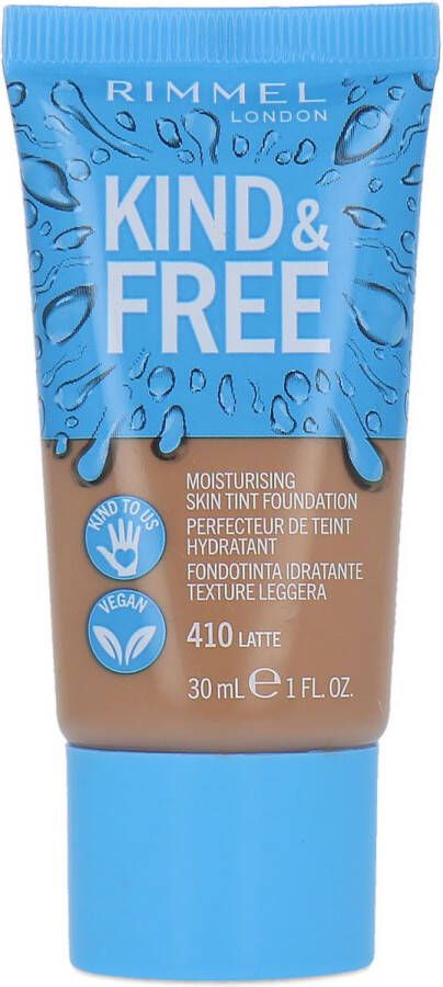 Rimmel London Kind & Free Vegan foundation 410 Latte