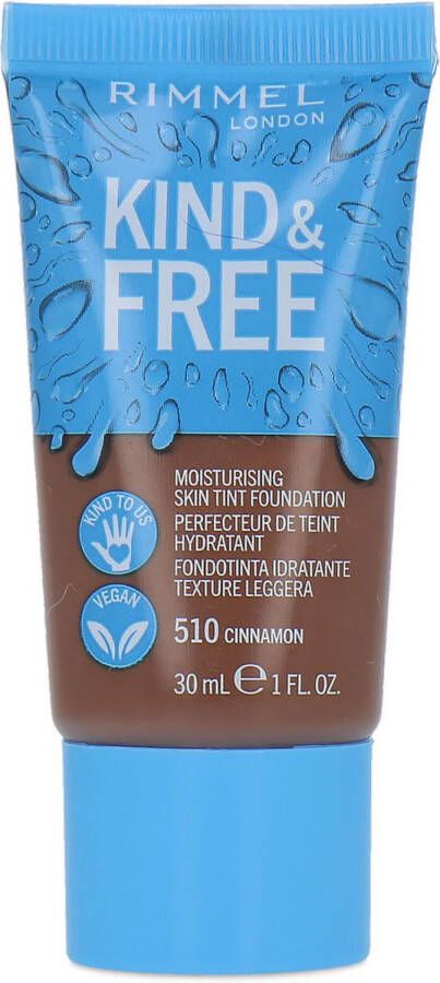 Rimmel London Kind & Free Vegan foundation 510 Cinnamon