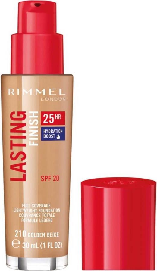 Rimmel London Lasting Finish 25 HR Foundation 210 Golden Beige