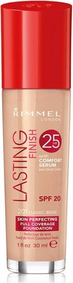 Rimmel London Lasting Finish Foundation 201 Classic Beige