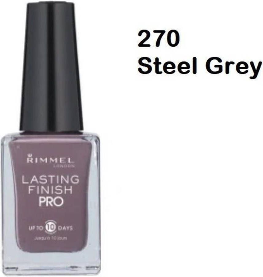 Rimmel London Lasting Finish PRO Nagellak 270 Steel Grey