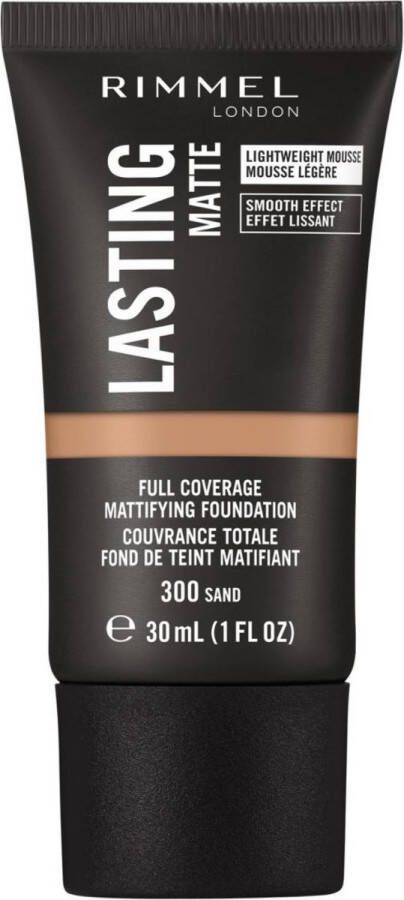 Rimmel London Lasting Matte Foundation Sand 300