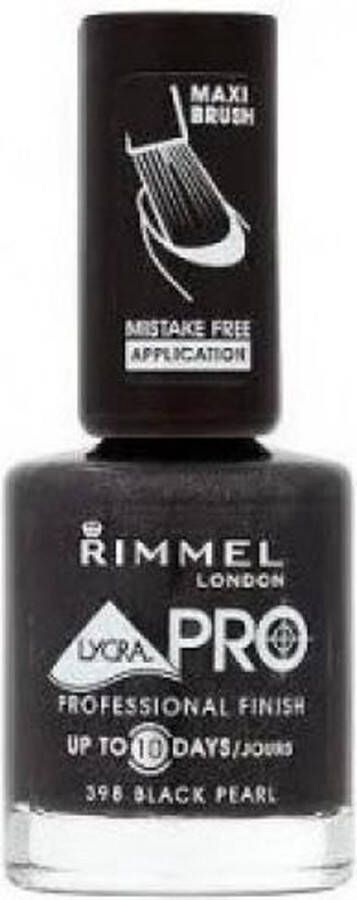 Rimmel London Lycra Pro Professional Finish Nagellak Black Pearl