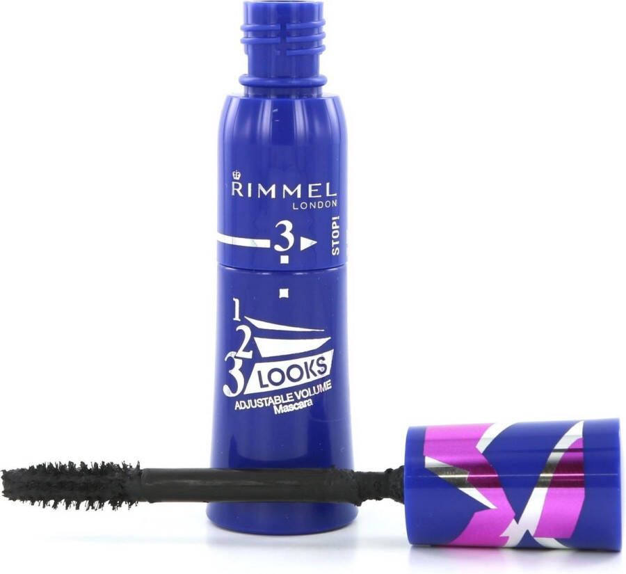 Rimmel London Mascara 1-2-3 Looks Black