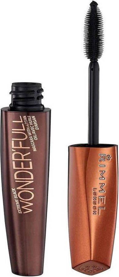 Rimmel London Mascara Wonder'Full 003 Extreme Black (met Argan Olie)