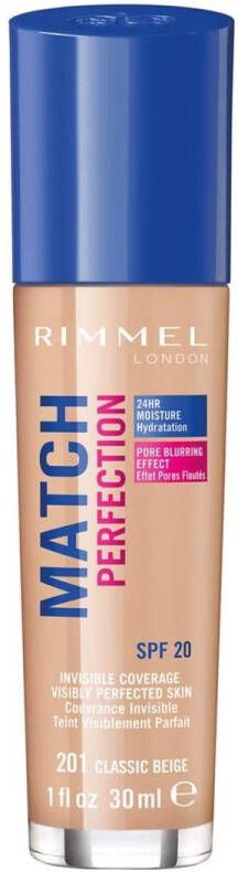 Rimmel London Match Perfection foundation 201 Classic Beige