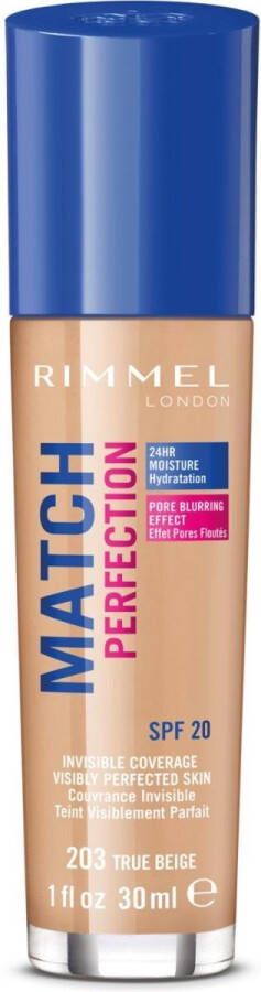 Rimmel London Match Perfection Foundation 203 True Beige