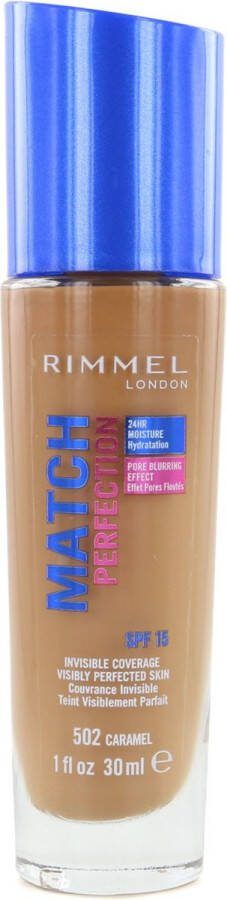 Rimmel London Match Perfection Foundation 502 Caramel