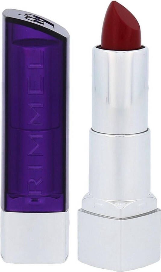 Rimmel London Moisture Renew Lipstick 500 Diva Red Lippenstift Langdurige hydratatie Intense kleur 4 g