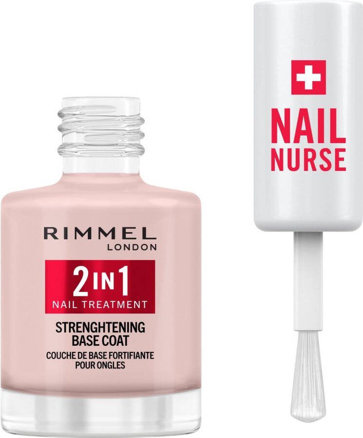 Rimmel London nagelverzorging 2 in 1 Base Coat & Strengthener 12 ml