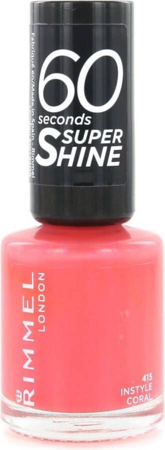 Rimmel London 60 Seconds SuperShine nagellak 415 Instyle Coral