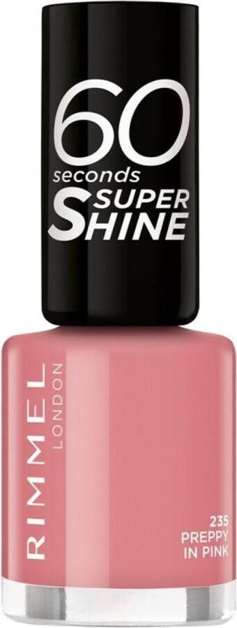 Rimmel London Rimmel 60 Seconds Super Shine Nagellak 235 Preppy In Pink