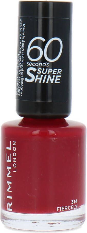 Rimmel London Rimmel 60 Seconds Super Shine Nagellak 314 Fiercely