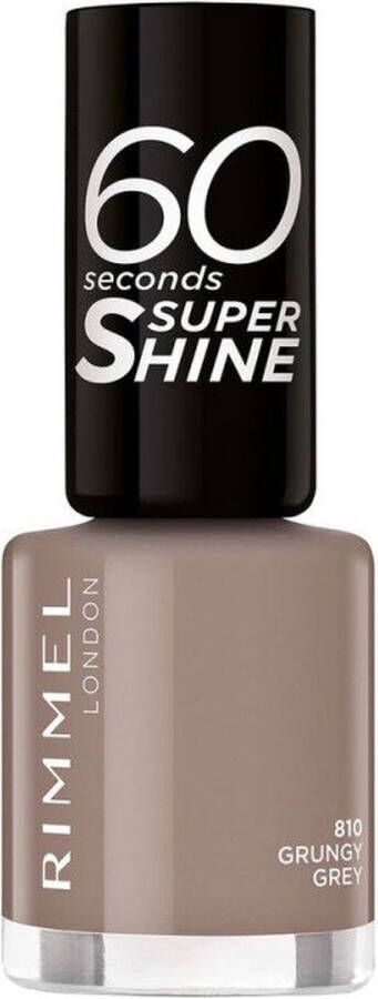 Rimmel London Rimmel 60 Seconds Super Shine Nagellak 810 Grungy Grey