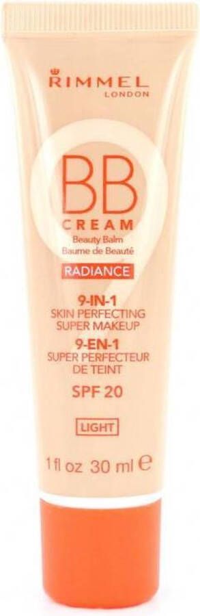 Rimmel London Rimmel 9-in-1 Radiance Skin Perfecting Super Makeup BB Cream Light