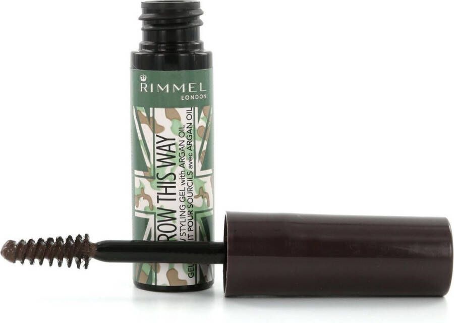 Rimmel London Rimmel Brow This Way Styling Gel Camo Collection 003 Dark