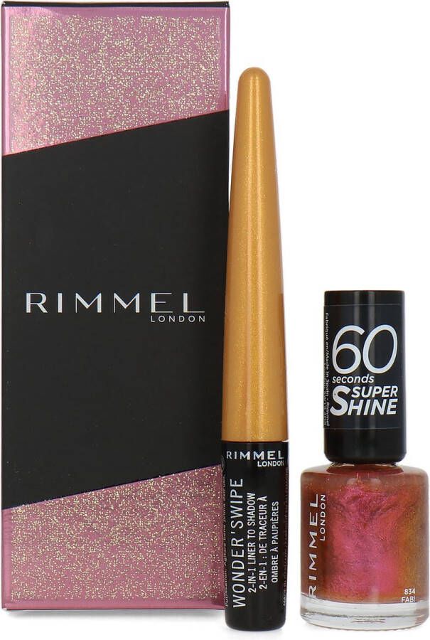 Rimmel London Rimmel Cadeauset Wonder'swipe Instafamous + 60 Seconds Fab