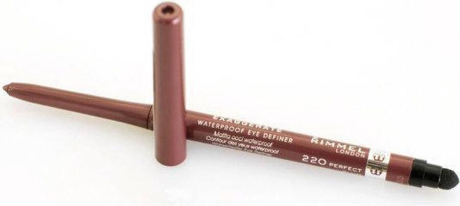 Rimmel London Rimmel Exaggerate Full Colour Eye Definer 220 Brown with pink flash Perfect Plum Oogpotlood