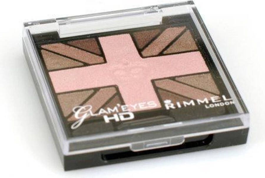 Rimmel London Rimmel Glam'Eyes HD Union Jack Eyeshadow 5 English Rose Oogschaduw