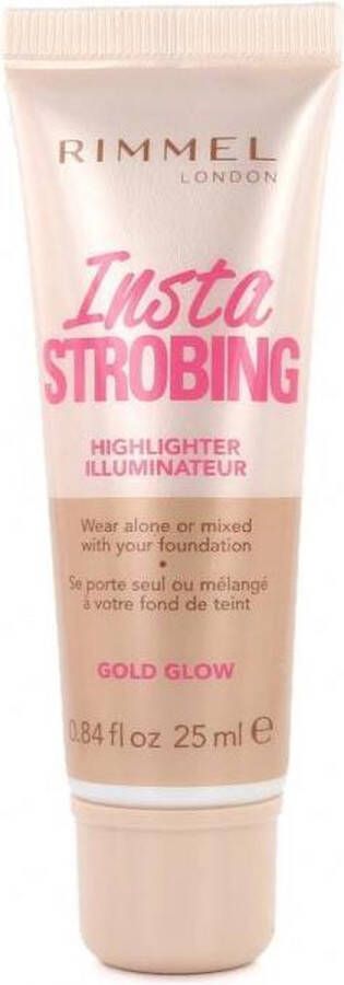 Rimmel London Rimmel Insta Strobing Liquid Highlighter 25 Ml 002 Gold Glow