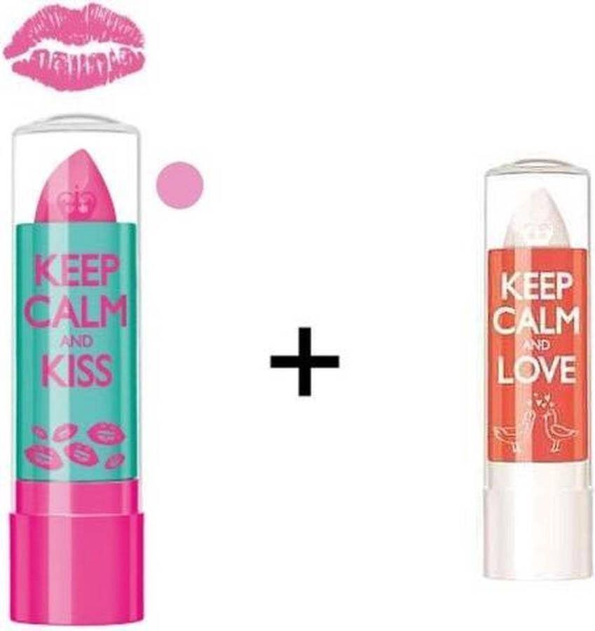Rimmel London Rimmel Keep Calm and Kiss Pink Blush & Keep Calm and Love Crystal Clear Lip Balm