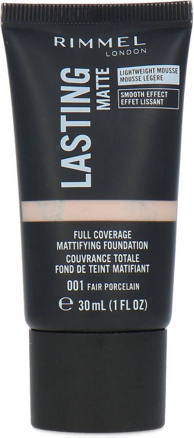 Rimmel London Rimmel Lasting Matte Foundation 001 Fair Porcelain