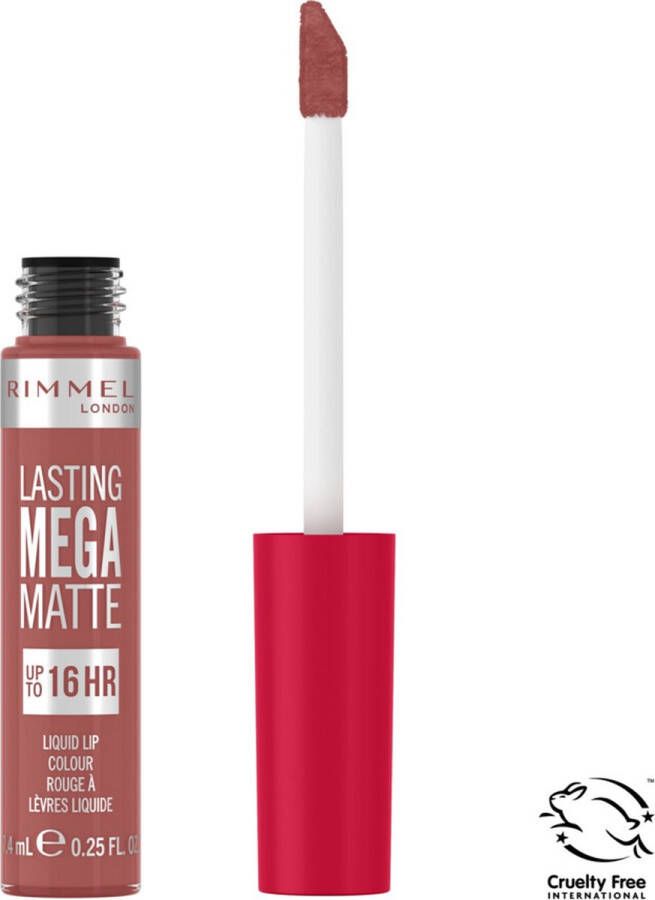 Rimmel London Lasting Mega Matte Liquid Lip lipgloss 200 Pink Blink