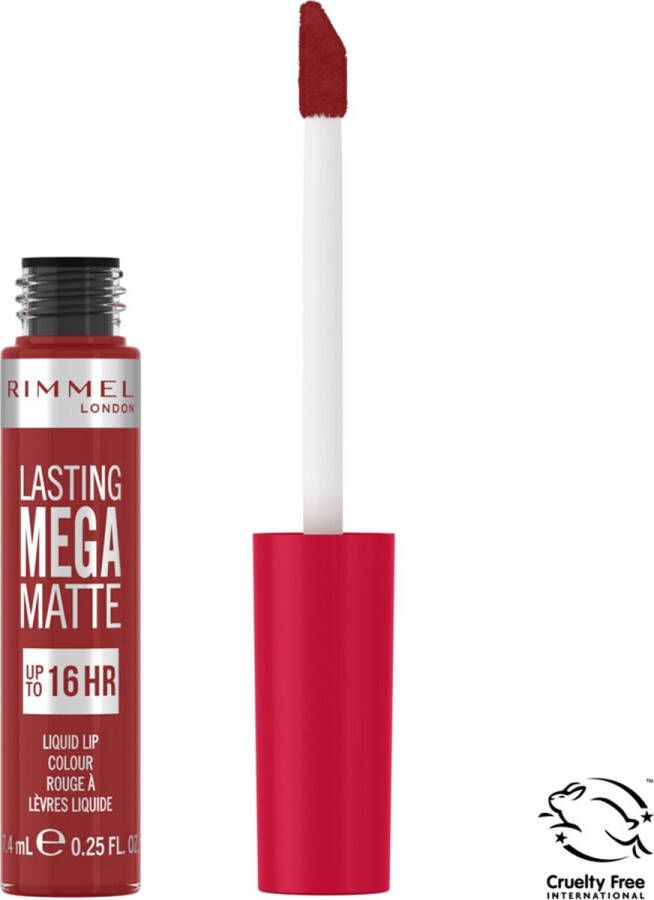 Rimmel London Lasting Mega Matte Liquid Lip lipgloss 500 Fire Starter