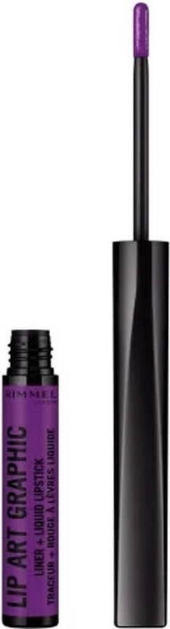 Rimmel London Rimmel Lip Art Gaphic Liner & Liquid Lipstick #875-master Piece