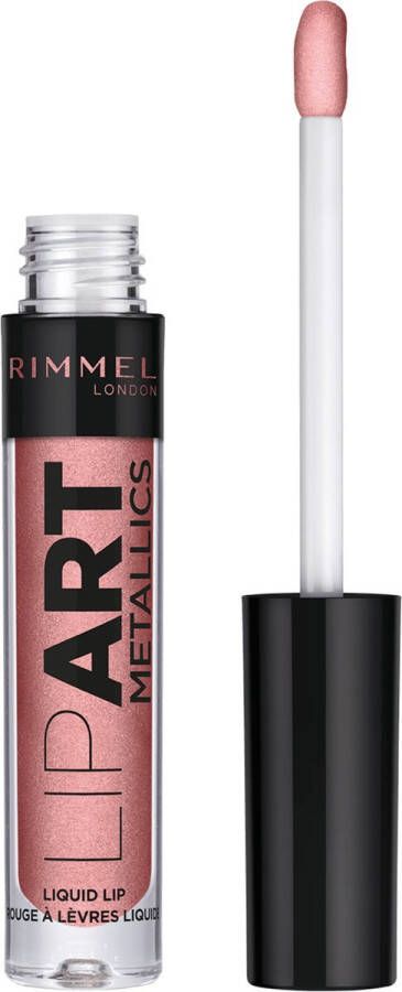 Rimmel London Rimmel Lip Art Metallics Lipgloss 050 Ritzy Rose