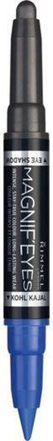 Rimmel London Rimmel Magnif'Eyes Double Ended Kohl Kajal Eyeliner 4 Dark Side Of Blue