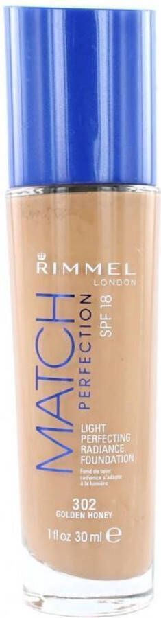Rimmel London Rimmel Match Perfection Foundation 302 Gold Honey