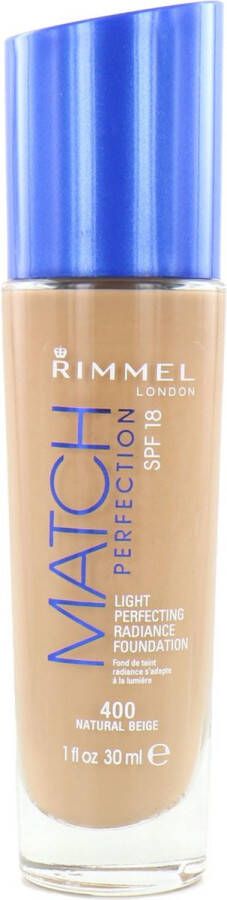 Rimmel London Rimmel Match Perfection Foundation 400 Natural Beige Foundation
