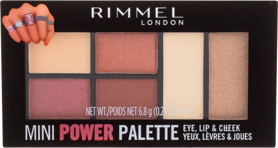 Rimmel London Rimmel Mini Power Palette Eye Lip & Cheek 006 Fierce