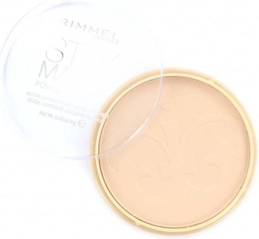 Rimmel London Rimmel Stay Matte Pressed Powder 011 Creamy Natural