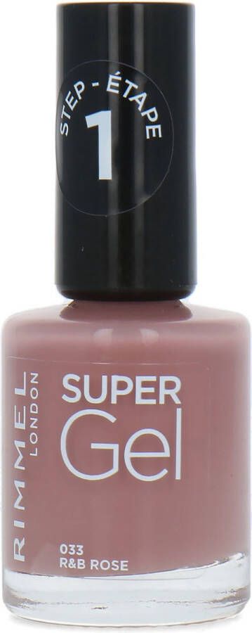 Rimmel London Rimmel Super Gel Nagellak 033 R&B Rose