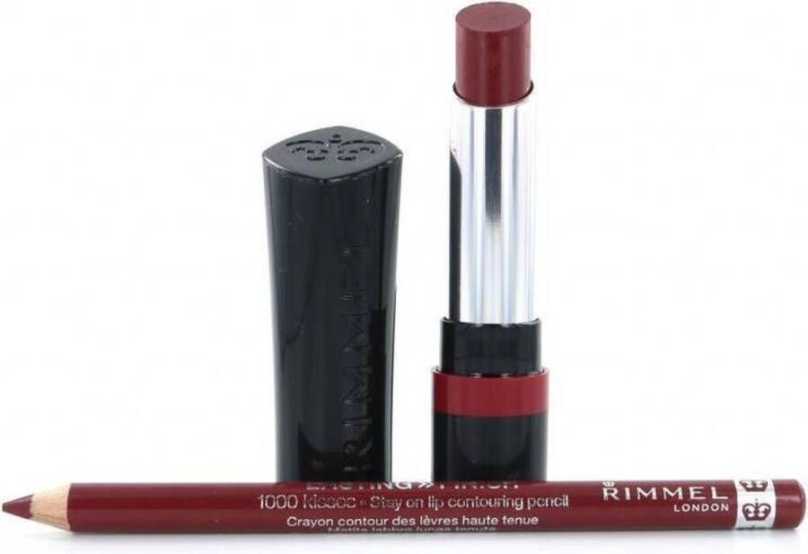 Rimmel London Rimmel The Only 1 Lipstick 810 One-Of-A-Kind (+ Lasting Finish Lipliner 063 Black Tulip)