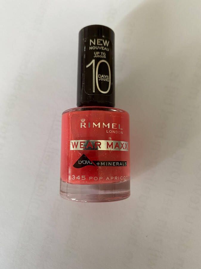 Rimmel London Rimmel Wear Maxx Nagellak 345 pop Apricot