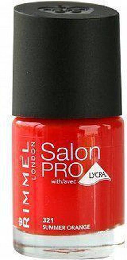 Rimmel London Salon Pro With Lycra Nagellak 321 Summer Orange