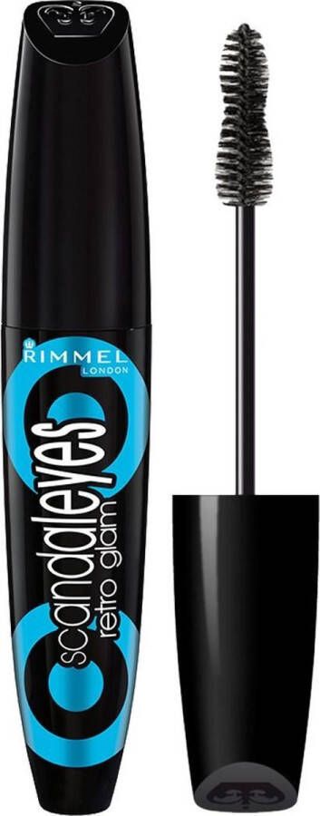 Rimmel London Scandal'Eyes Retroglam Waterproof Mascara 001 Waterproof Black