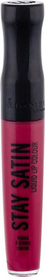 Rimmel London Stay Satin Liquid Lip Colour Lippenstift 800 Rad Dark